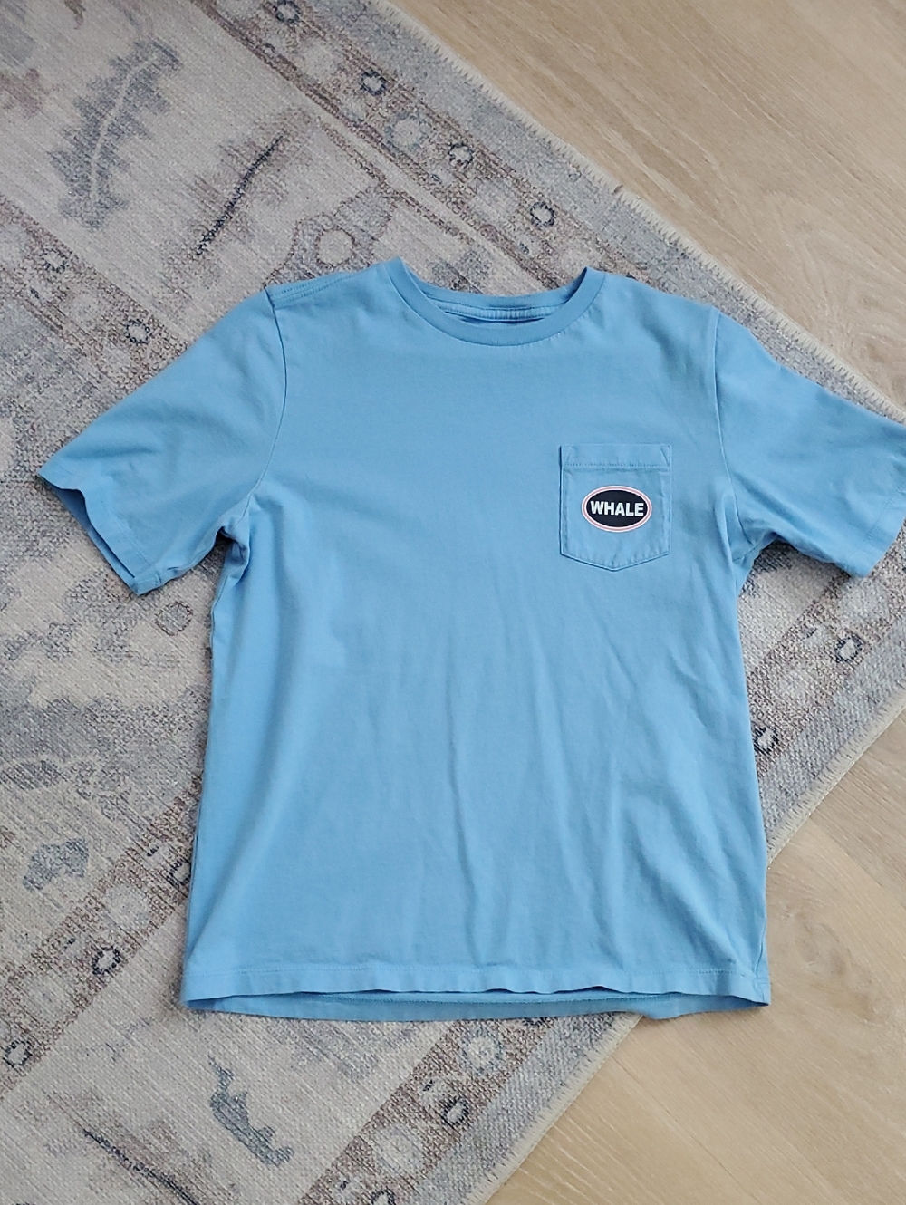 Vineyard Vines Boys Short Sleeve Logo Sticker T-shirt SzM (12-14)